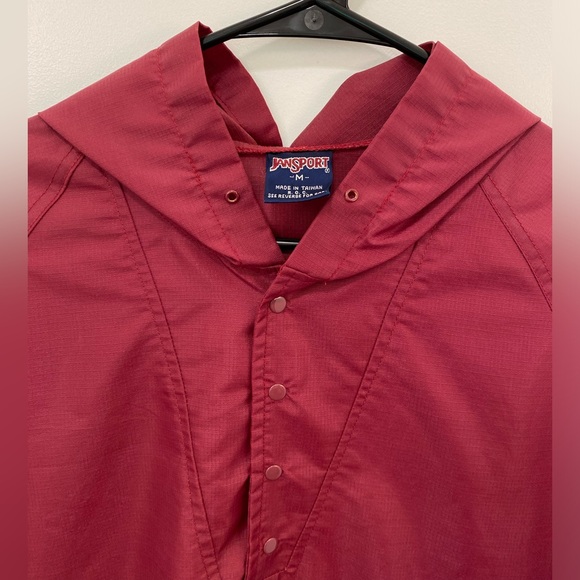 Vintage Jansport pullover wind breaker rain jacket - Picture 4 of 10